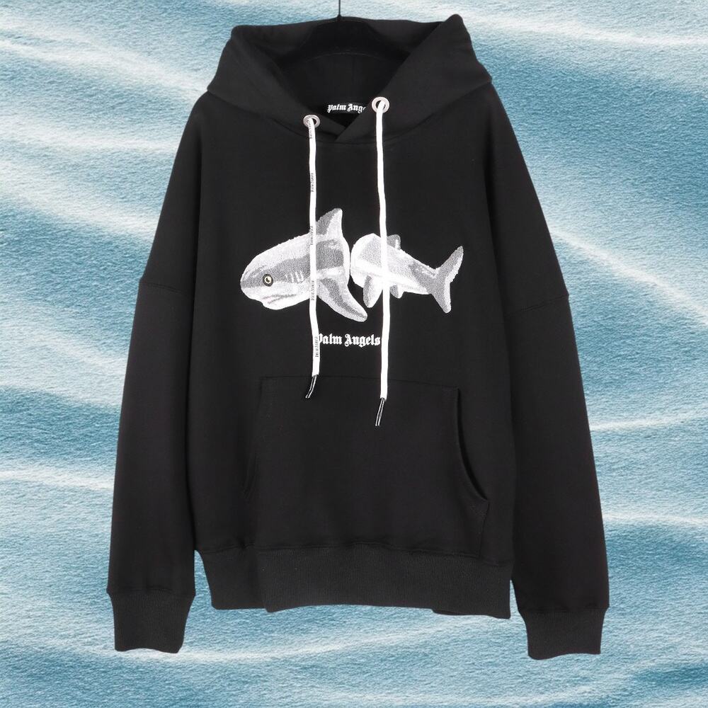 Palm Angels Black Hoodie